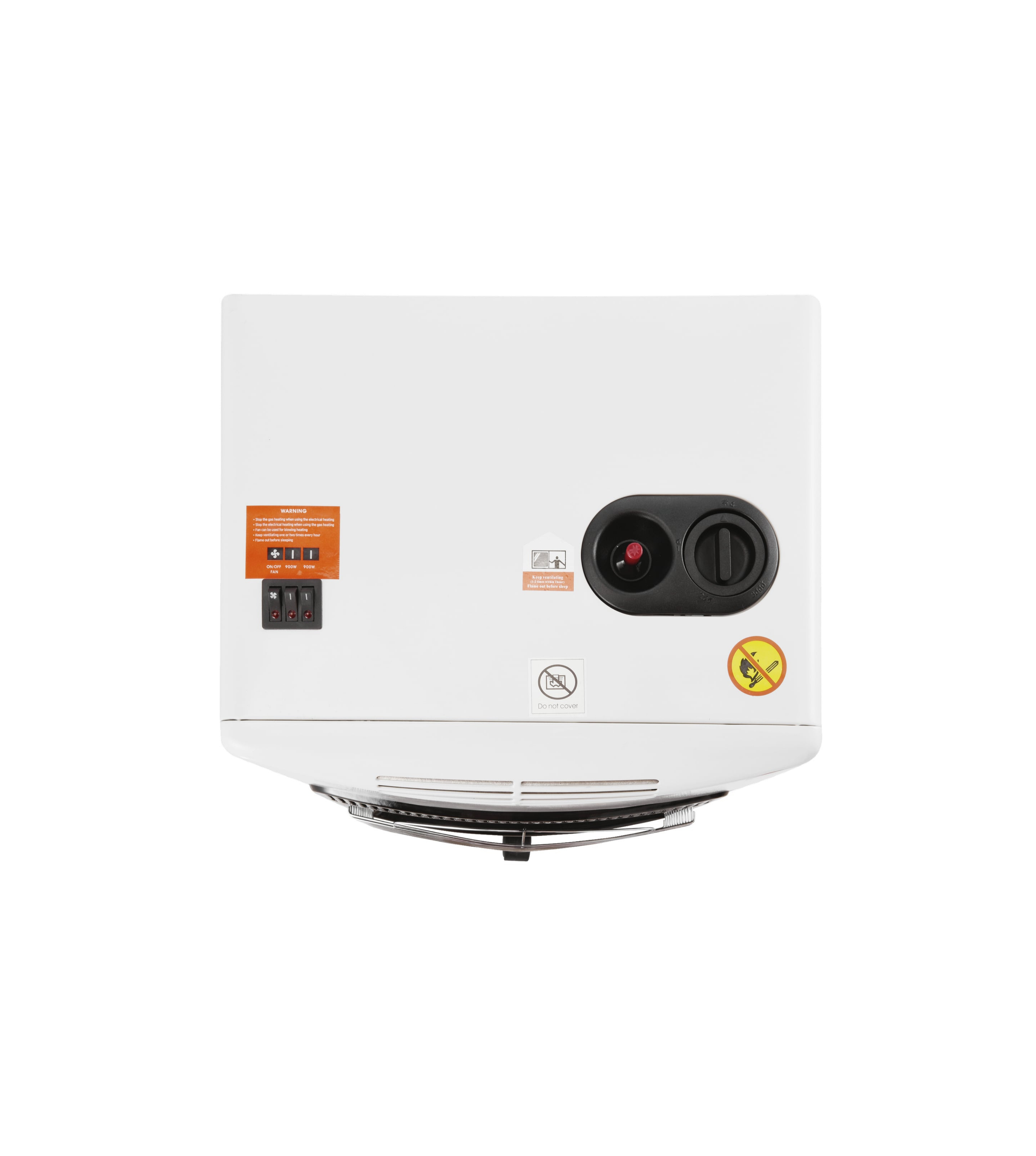 Gassovn - Wimpel HeatGo Dual 4100W-1800W - topp med brytere
